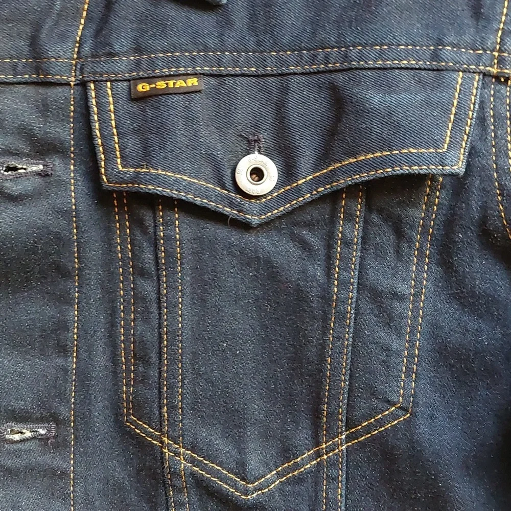 G-Star Raw Dark Denim Jacket Sz L